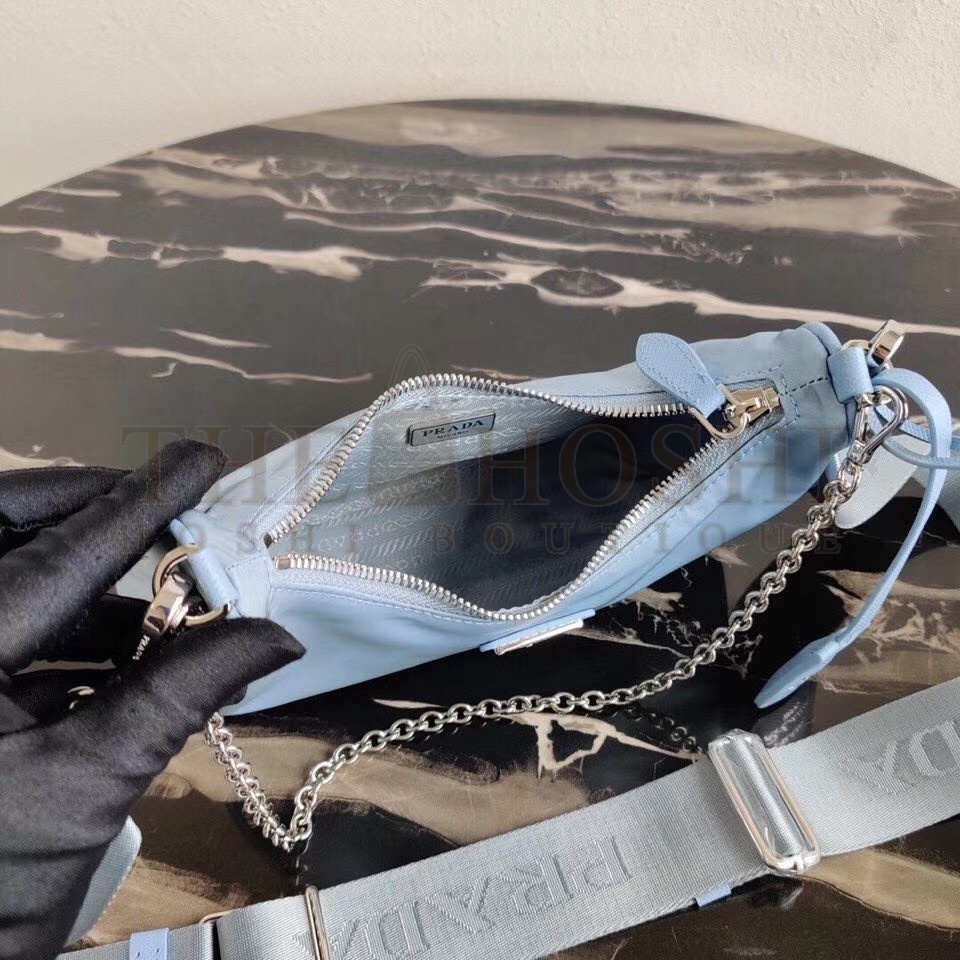 Pra*a Blue Nylon Re-Edition 2005 Shoulder Bag Master Quality