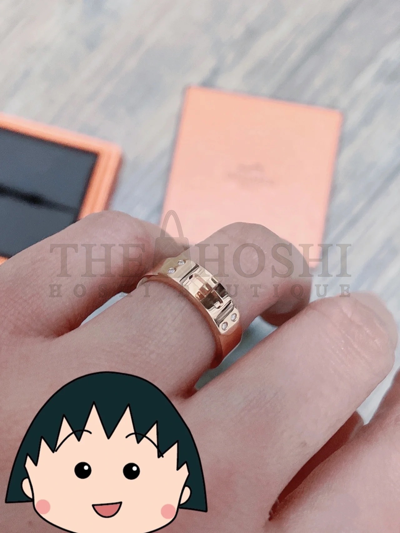H**me5 Pig Nose Ring in Rose Gold with D1am0nds Master Quality