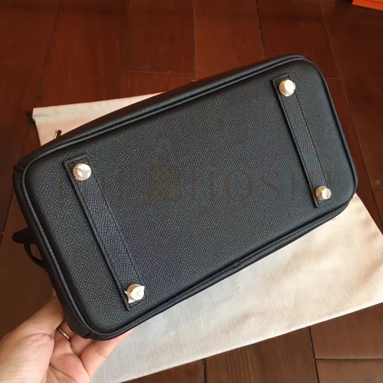 H**me5 Black Birkin 25cm Epsom Handmade Bag Master Quality