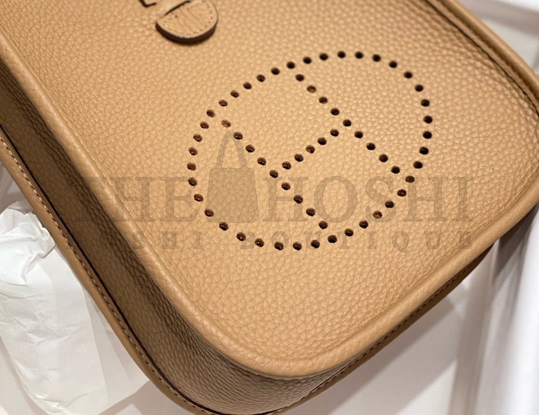 H**me5 Evelyne III TPM Bag In Chai Clemence Leather Master Quality