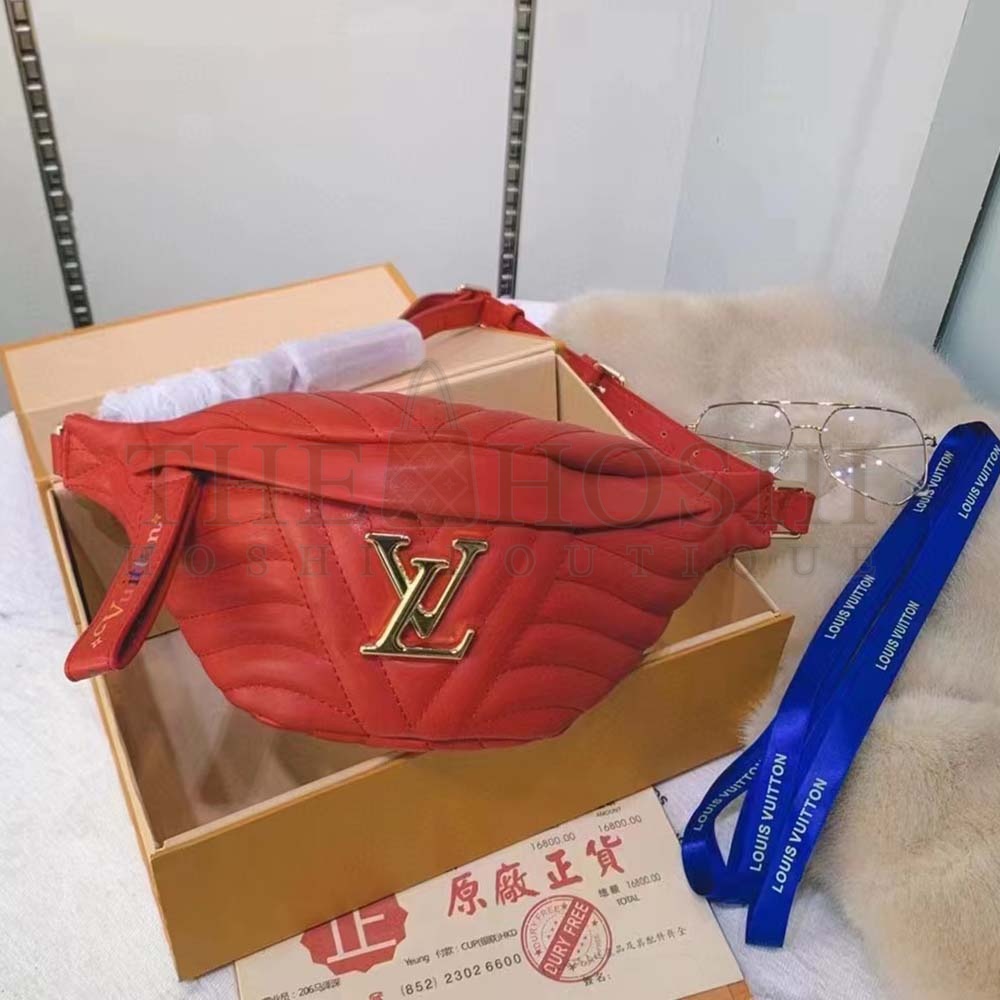 L0vis Vvtt0n LV Women New Wave Bumbag Quilted in Calf Leather Master Quality