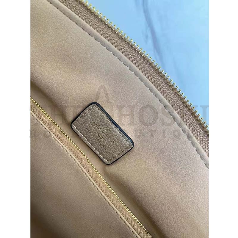 L0vis Vvtt0n LV Women Grand Palais Tote Bag Dove Monogram Embossed Grained Cowhide Master Quality