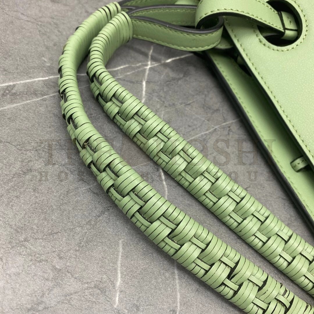 L0ew* Small Anagram Tote In Rosemary Classic Calfskin Master Quality