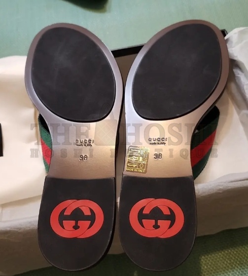 Gvc*1  Herren-Zehensandale mit Web slipper sandals Master Quality