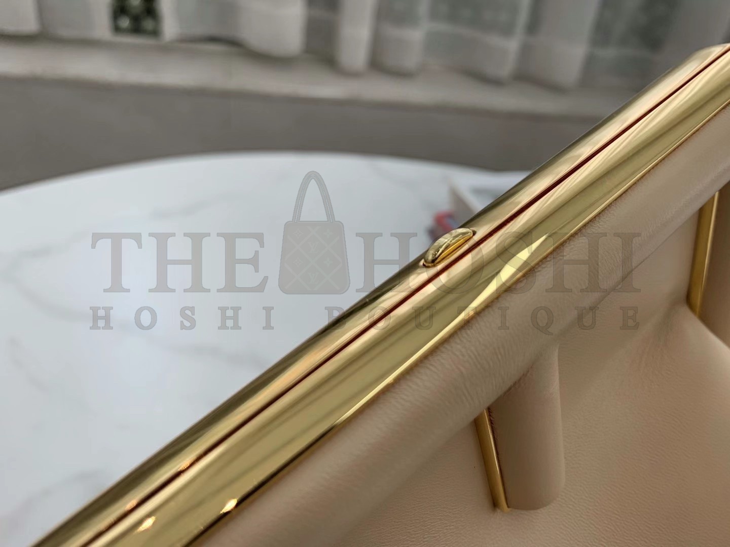 F**di First Medium Bag In Beige Nappa Leather Master Quality