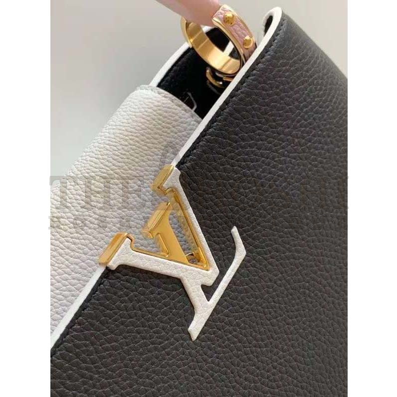 L0vis Vvtt0n LV Women Capucines PM Handbag Taurillon Leather-Black Master Quality