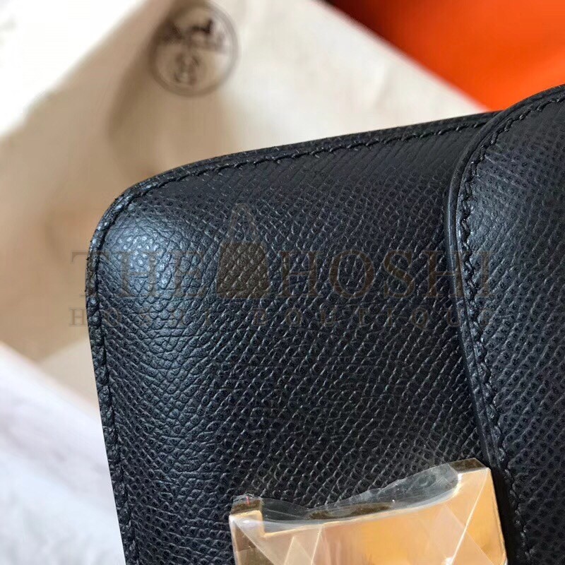 H**me5 Mini Constance 18cm Black Epsom Bag Master Quality