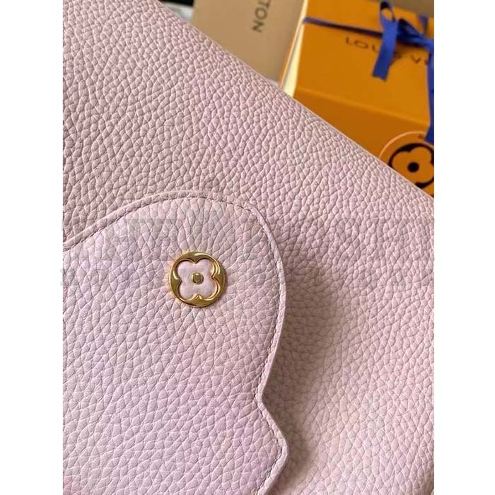 L0vis Vvtt0n LV Women Capucines BB Handbag Galet Gray Taurillon Leather Master Quality