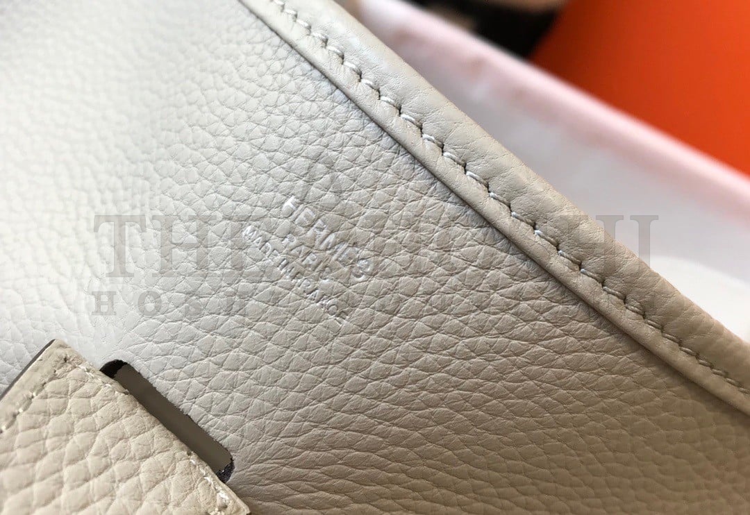 H**me5 Evelyne III 29 Bag In Beton Clemence Leather Master Quality