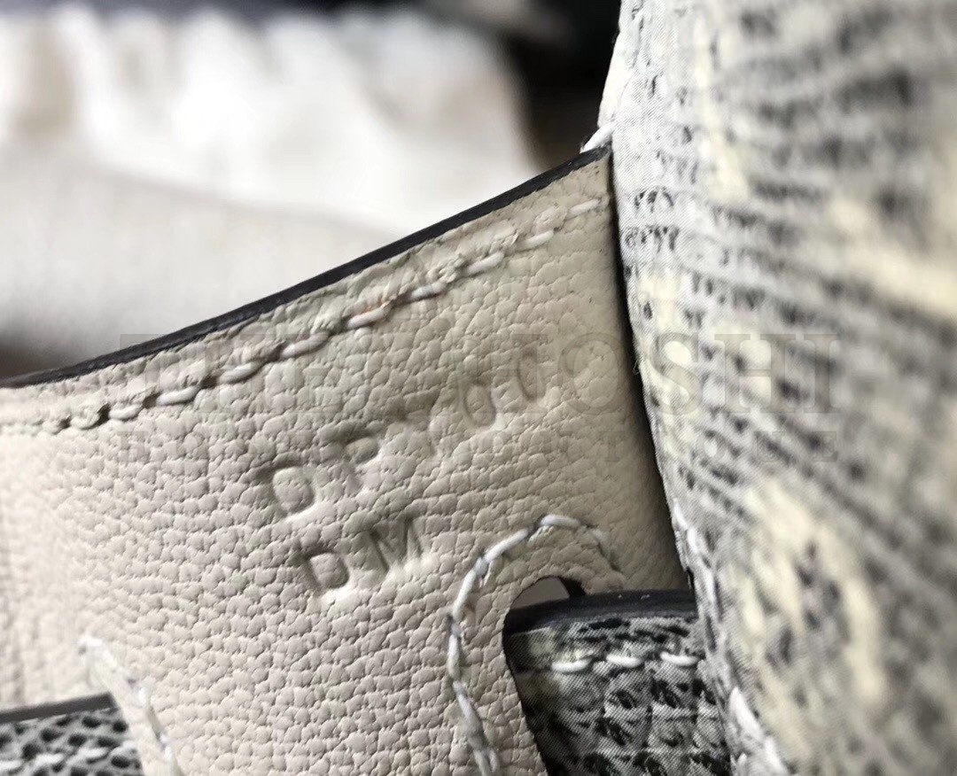 H**me5 Kelly 28cm Bag In Ombre Embossed Natural Lizard Master Quality