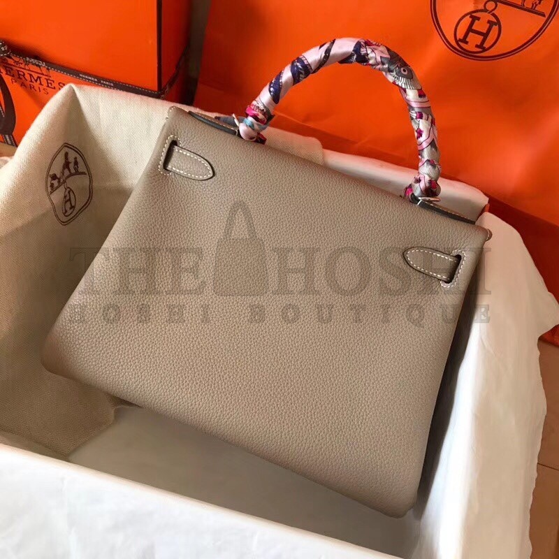 H**me5 Tourterelle Clemence Kelly 28cm Handmade Bag Master Quality