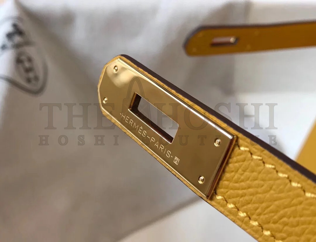 H**me5 Kelly 28cm Sellier Bag in Yellow Epsom Calfskin GHW Master Quality