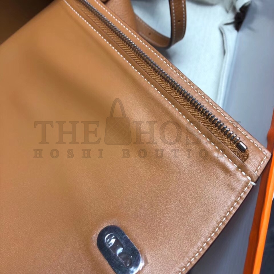 H**me5 GR24 Backpack In Gold Everycolor Calfskin Master Quality