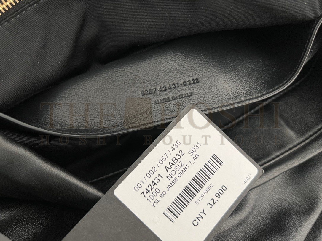 Sa1nt Lau*nt Jamie 4.3 Shoulder Bag In Black Lambskin Master Quality