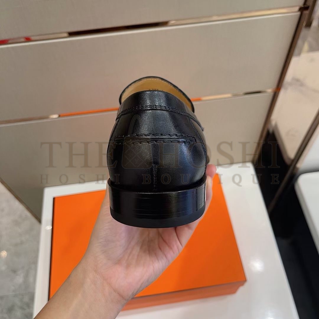 H**me5 Destin Loafers In Noir Calfskin Master Quality