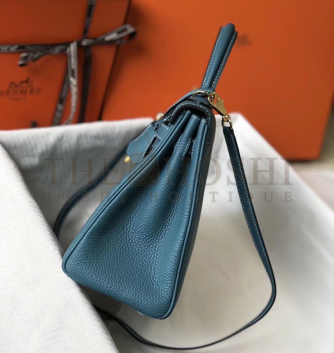 H**me5 Blue Jean Clemence Kelly 28cm Bag Master Quality