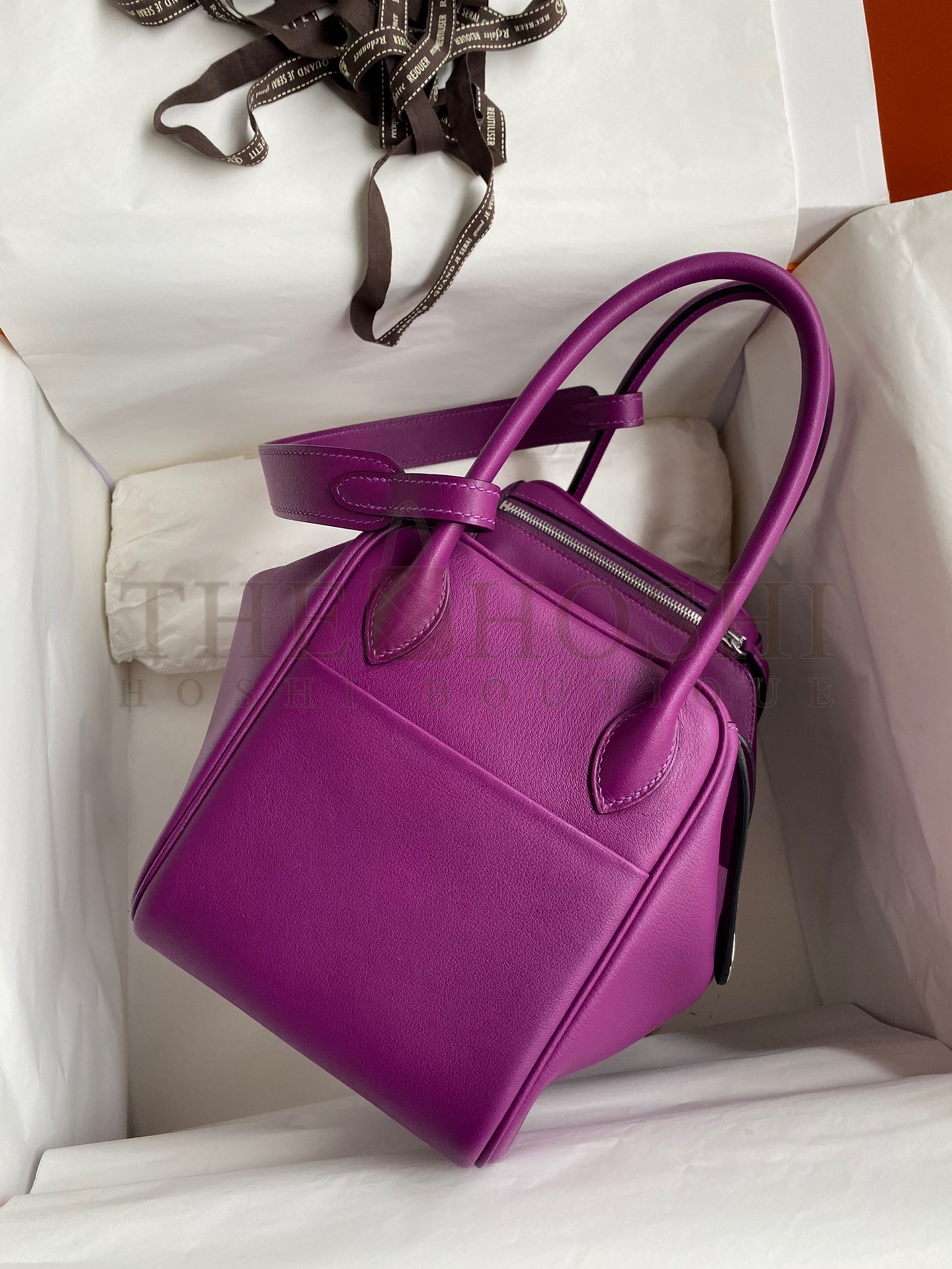 H**me5 Lindy 26 Handmade Bag In Anemone Swift Calfskin Master Quality