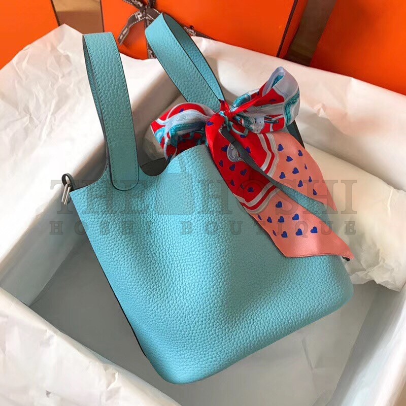 H**me5 Lagon Picotin Lock PM 18cm Handmade Bag Master Quality