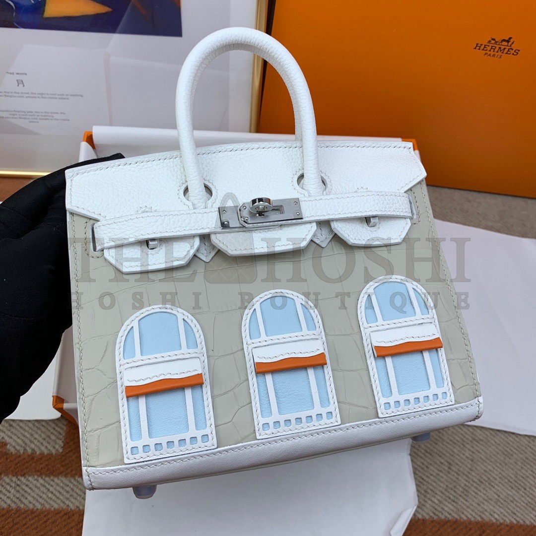 H**me5 Snow Sac Faubourg Birkin 20 Sellier Limited Edition Bag Master Quality