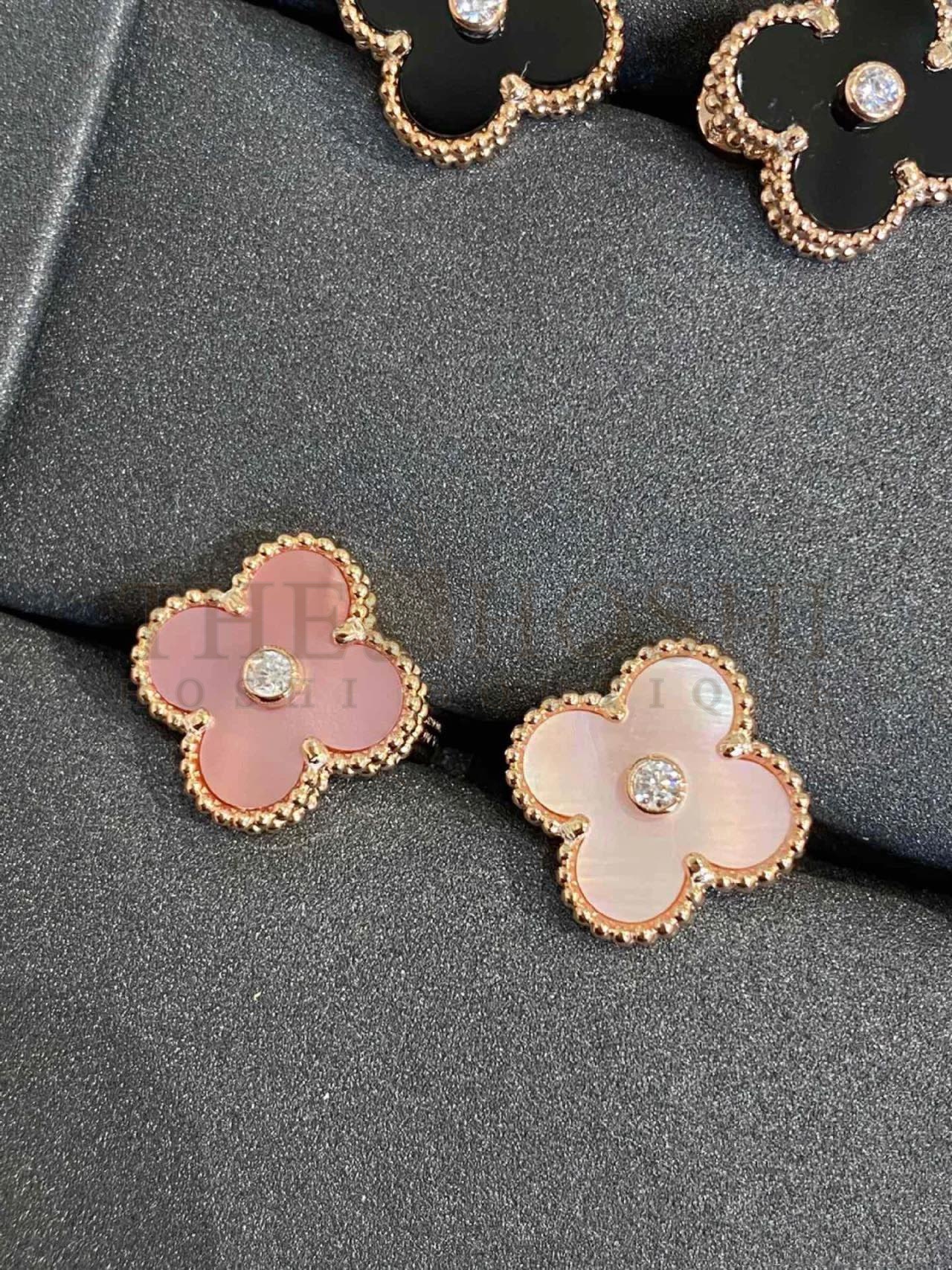 V*n Cl**f & Arpels Clover Earrings with D1am0nds, Vintage Alhambra earrings Master Quality