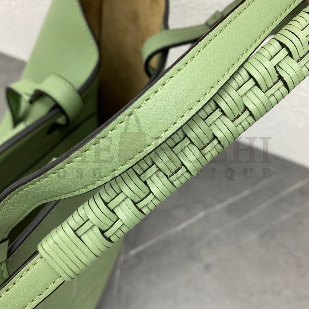 L0ew* Anagram Medium Tote Bag In Rosemary Calfskin Master Quality