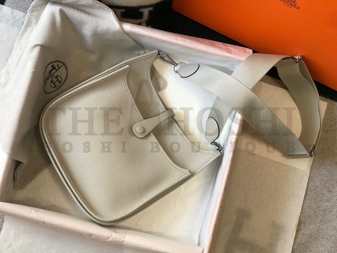 H**me5 Evelyne III 29 Bag In Beton Clemence Leather Master Quality