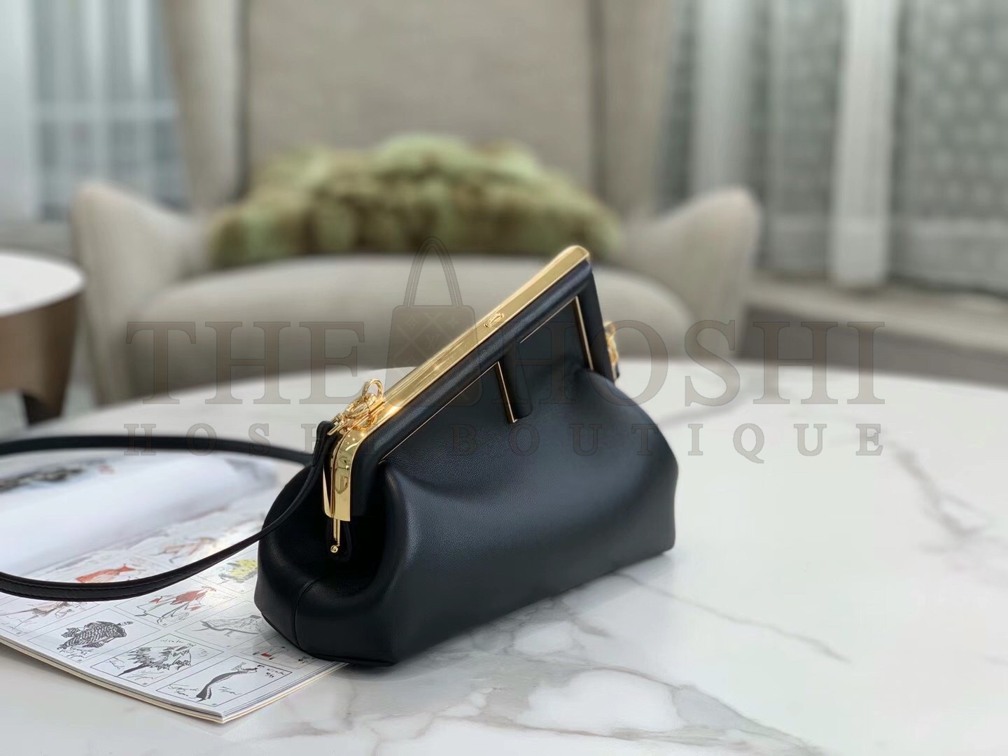 F**di First Small Bag In Black Nappa Leather Master Quality