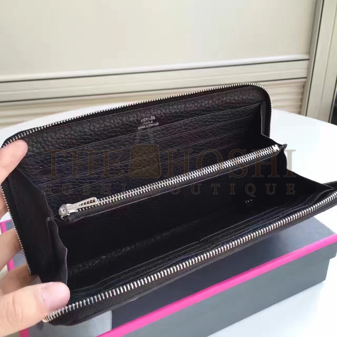 H**me5 Black Clemence Azap Zipped Wallet Master Quality