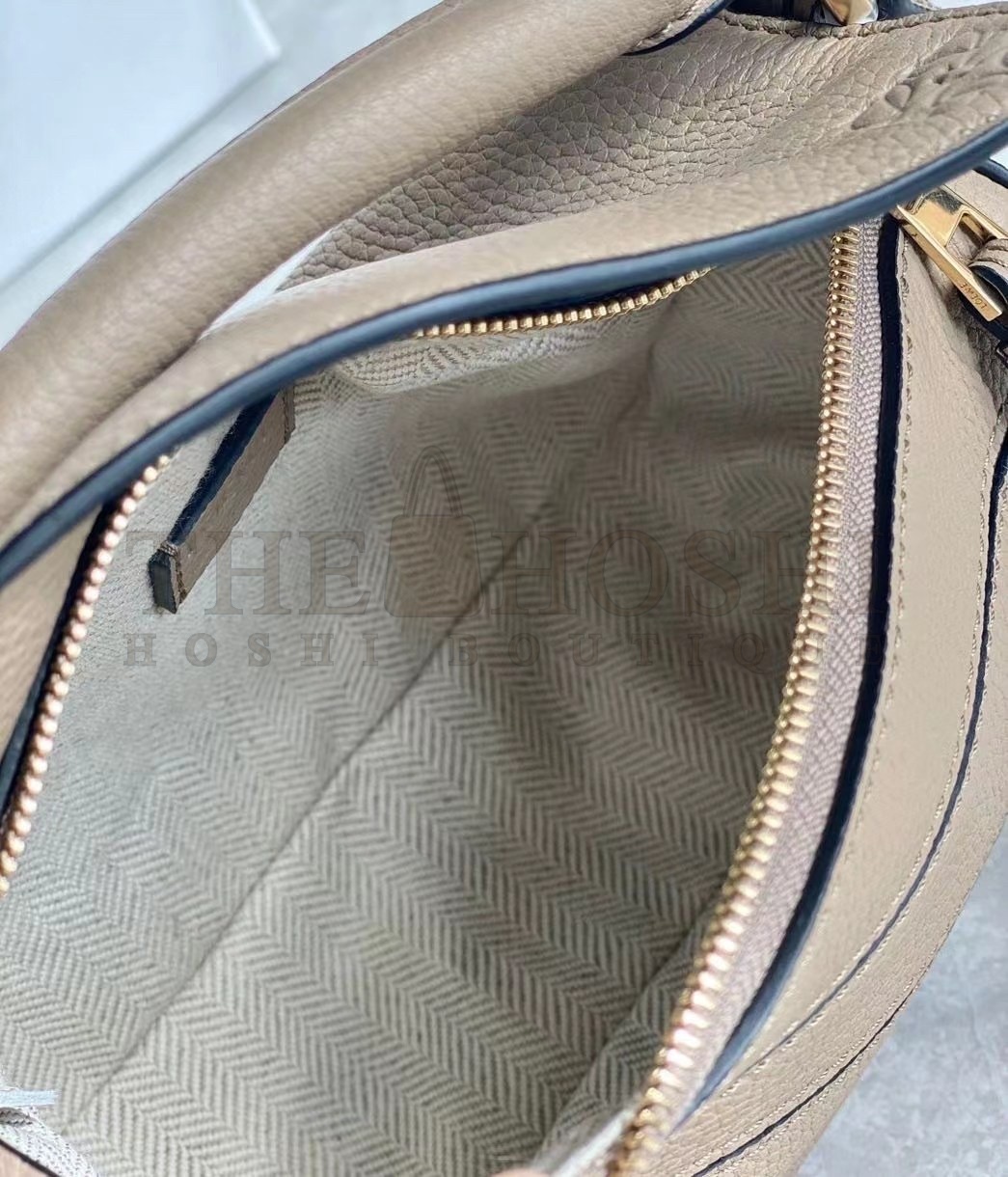 L0ew* Puzzle Mini Bag In Sandy Grained Calfskin Master Quality