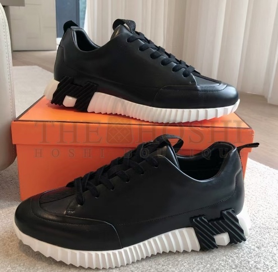 H**me5 Bouncing Sneakers in  black Leather Master Quality
