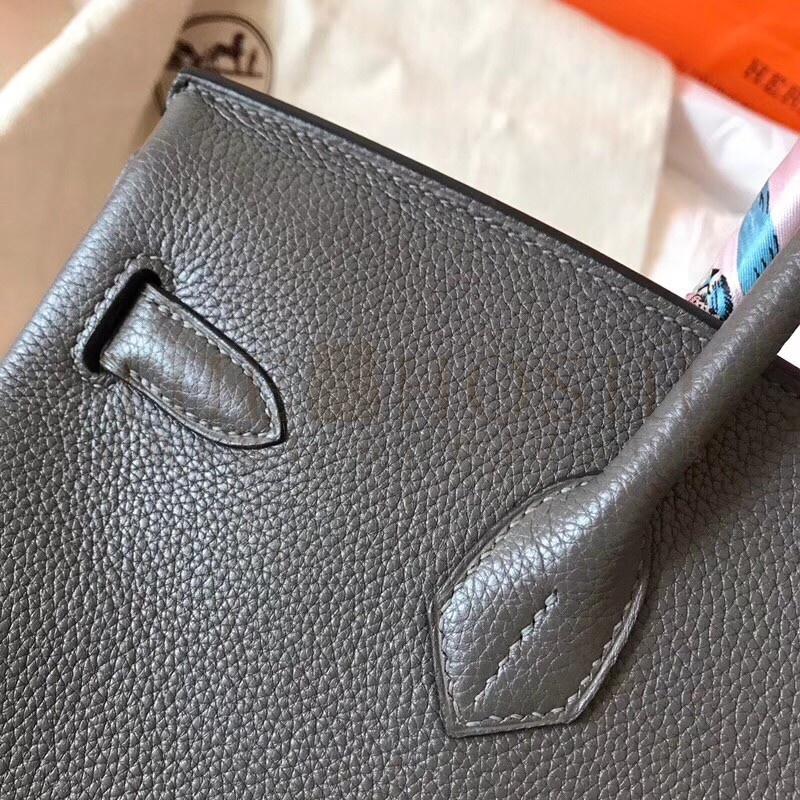 H**me5 Ardoise Birkin 35cm Clemence Handmade Bag Master Quality