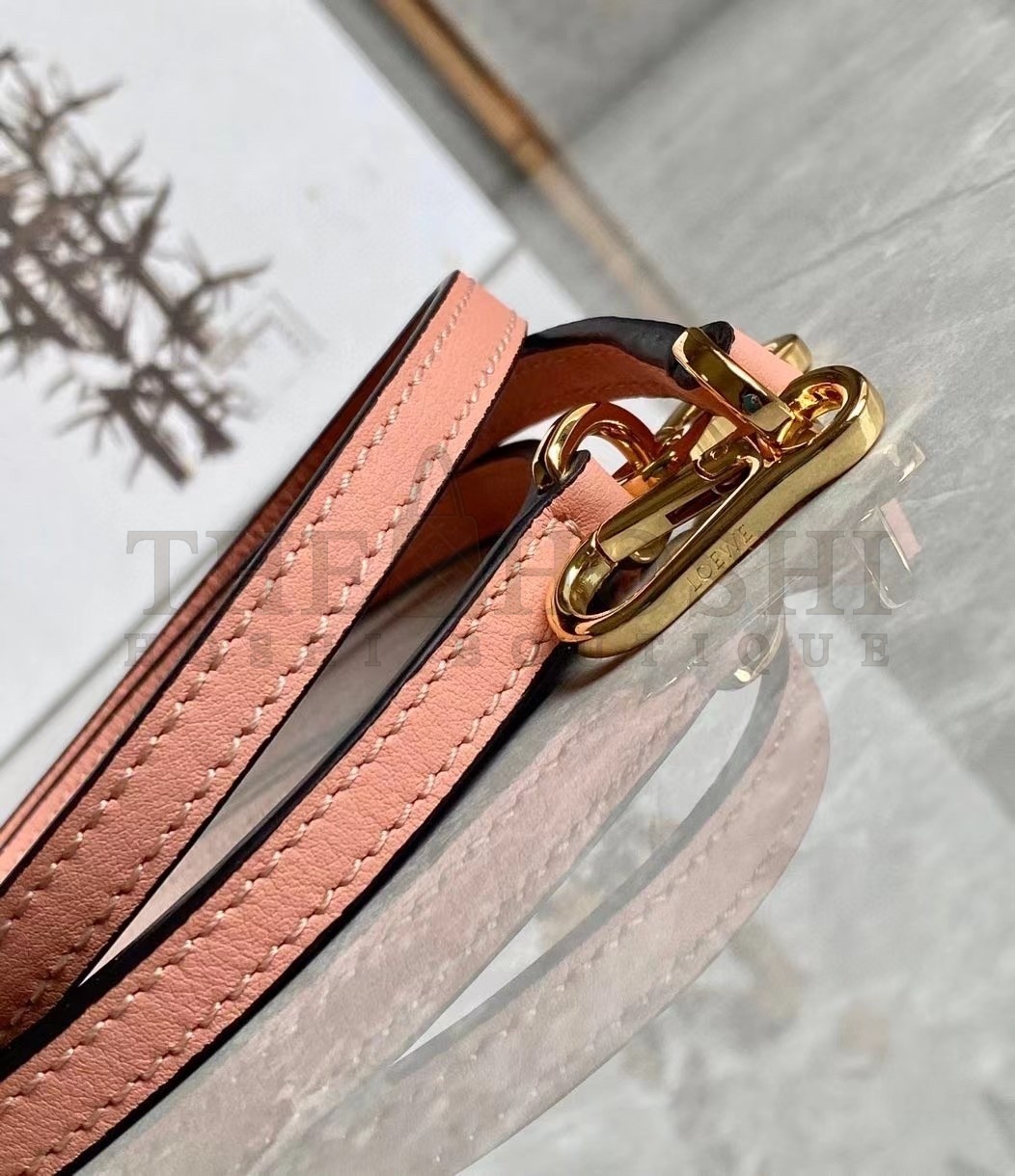 L0ew* Puzzle Mini Bag In Blossom Calfskin Leather Master Quality