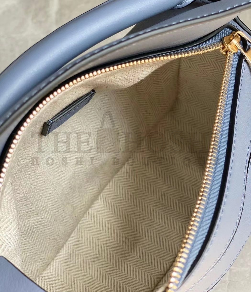 L0ew* Puzzle Mini Bag In Atlantic Blue Calfskin Leather Master Quality