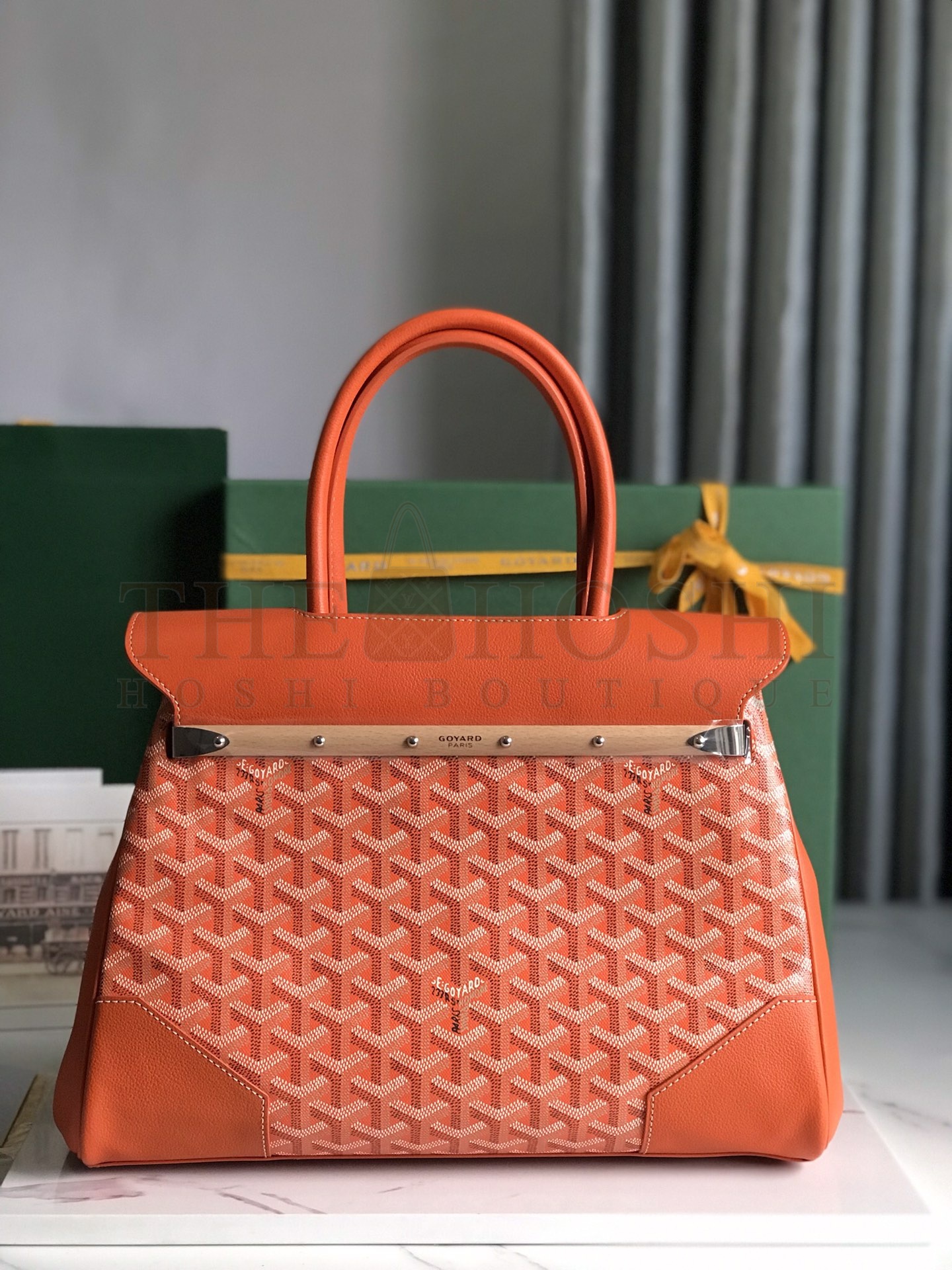 G09ard Saigon Tote Bag Orange Canvas 34x18x24cm Master Quality