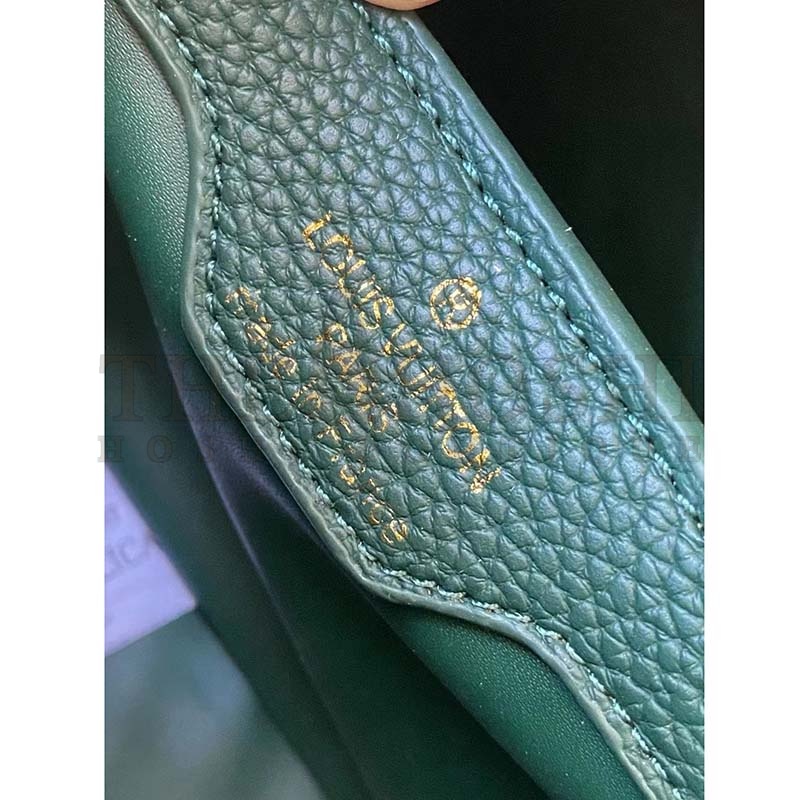 L0vis Vvtt0n LV Women Capucines BB Handbag Green Taurillon Leather Master Quality