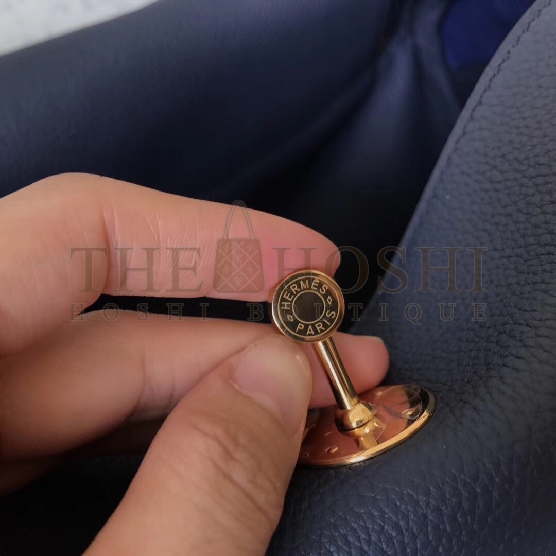 H**me5 Dark Blue Lindy 26cm Clemence Handmade Bag Master Quality