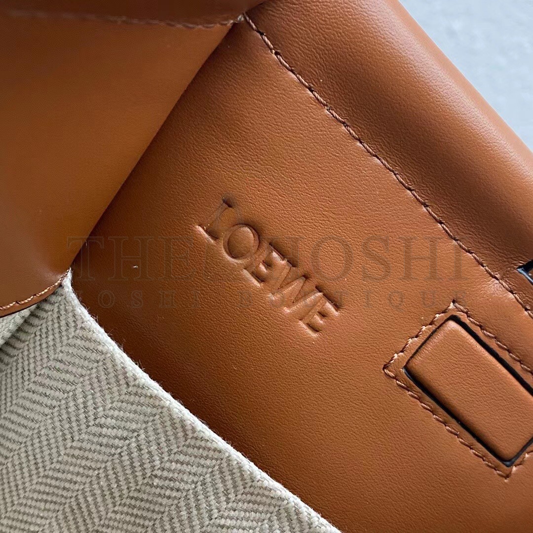 L0ew* Cushion Small Tote In Beige Anagram Jacquard Master Quality