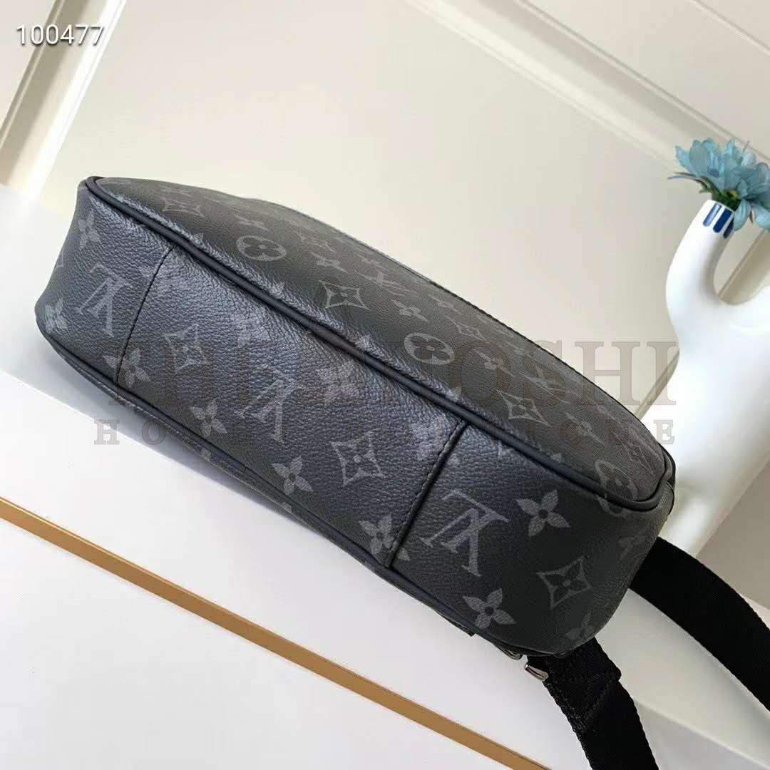 L0vis Vvtt0n LV Men Bumbag in Monogram Eclipse Canvas-Black Master Quality