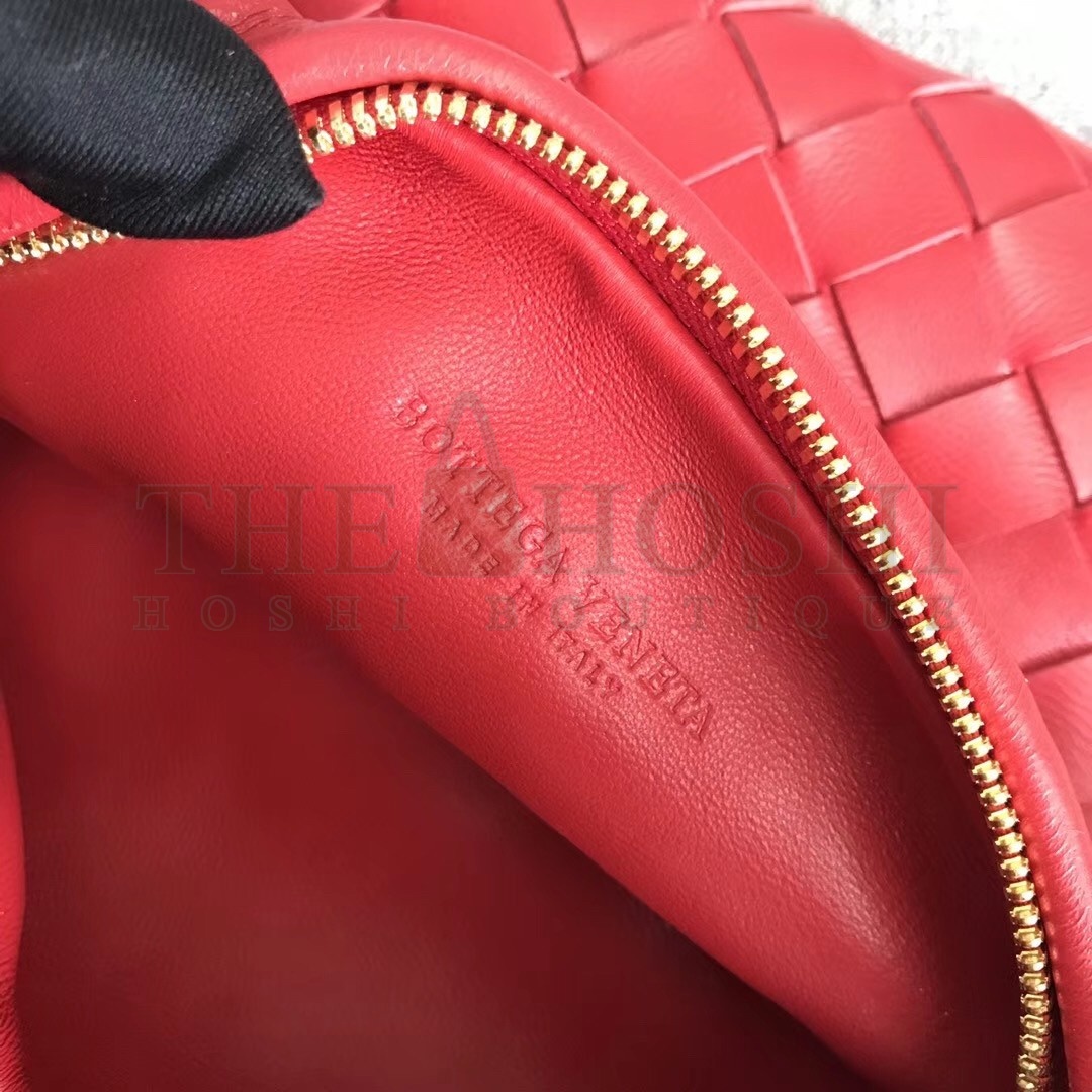 B0tt*ga Ven*ta Mini BV Jodie Bag In Red Woven Leather Master Quality