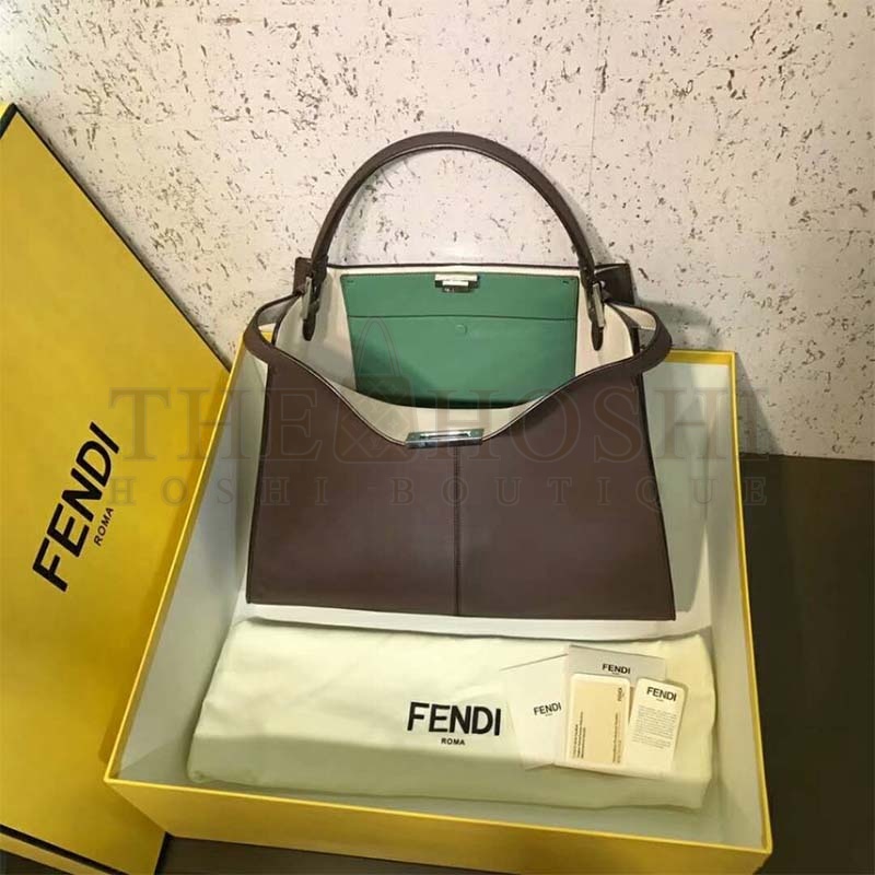 F**di Women Peekaboo X-Lite in Leather Bag Master Quality