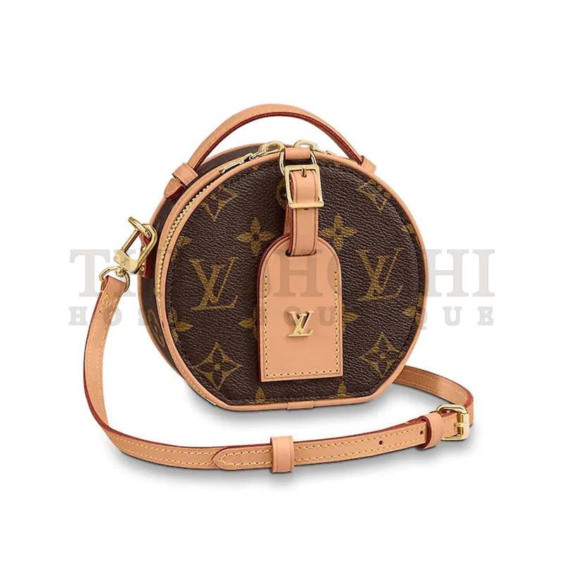 L0vis Vvtt0n LV Women Mini Boite Chapeau Bag in Monogram Coated Canvas Master Quality