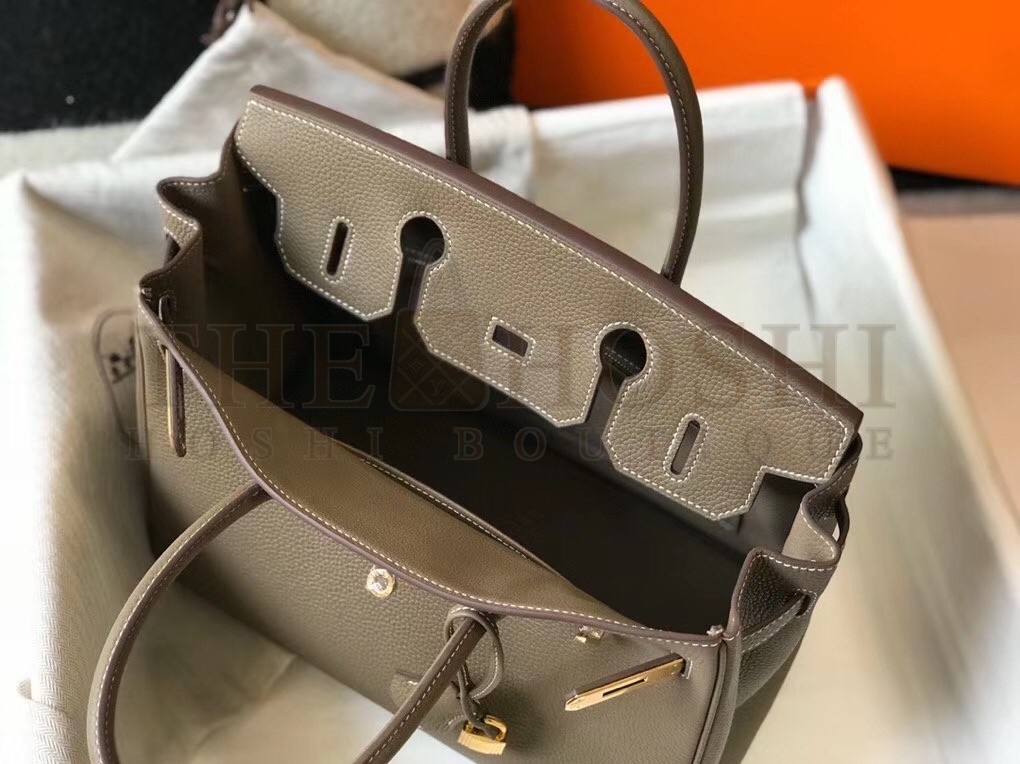 H**me5 Taupe Clemence Birkin 30cm Bag Master Quality