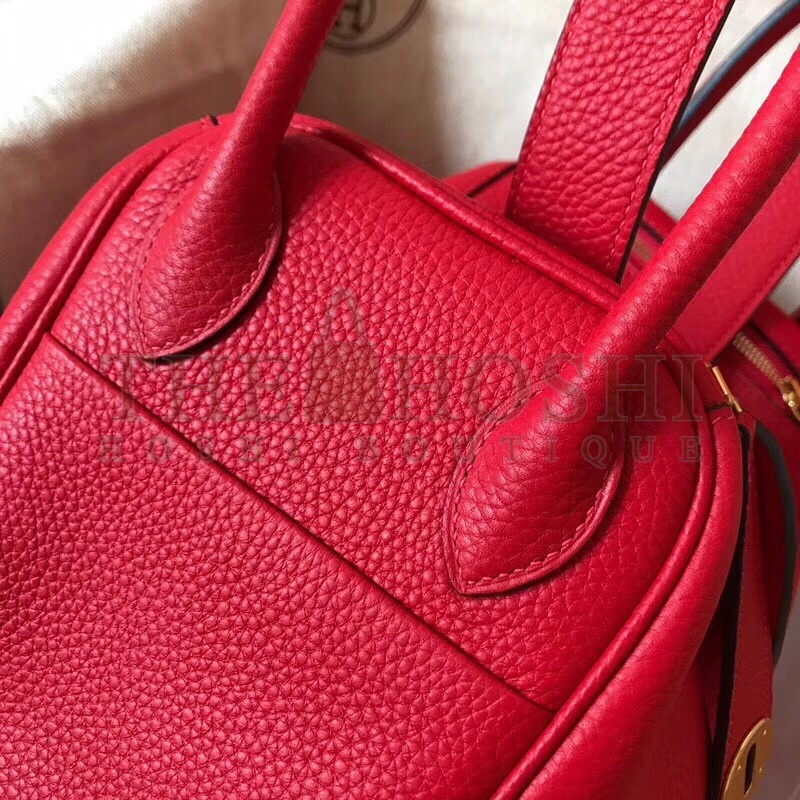 H**me5 Red Lindy 26cm Clemence Handmade Bag Master Quality