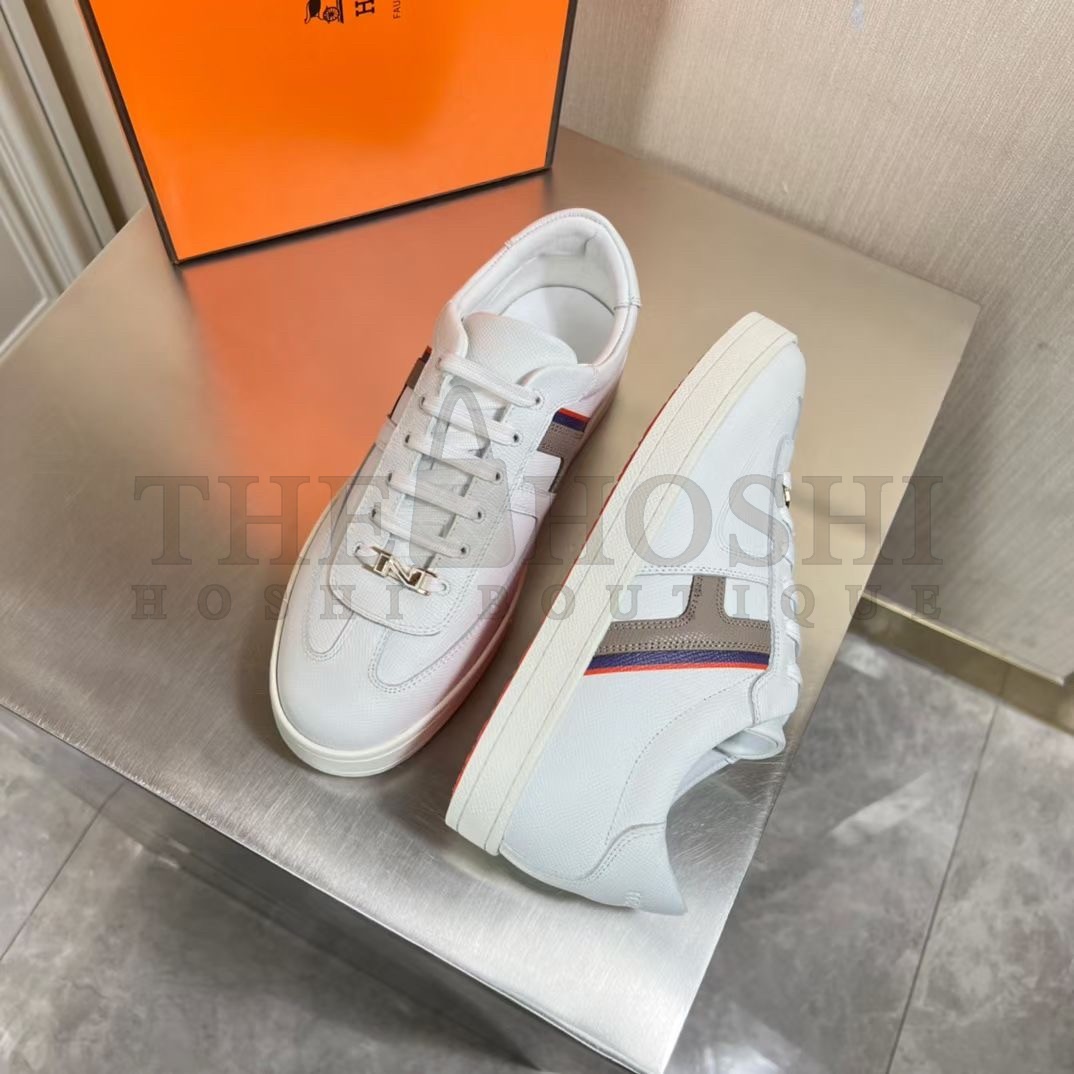 H**me5 Boomerang Sneakers In Multicolore White Leather Master Quality
