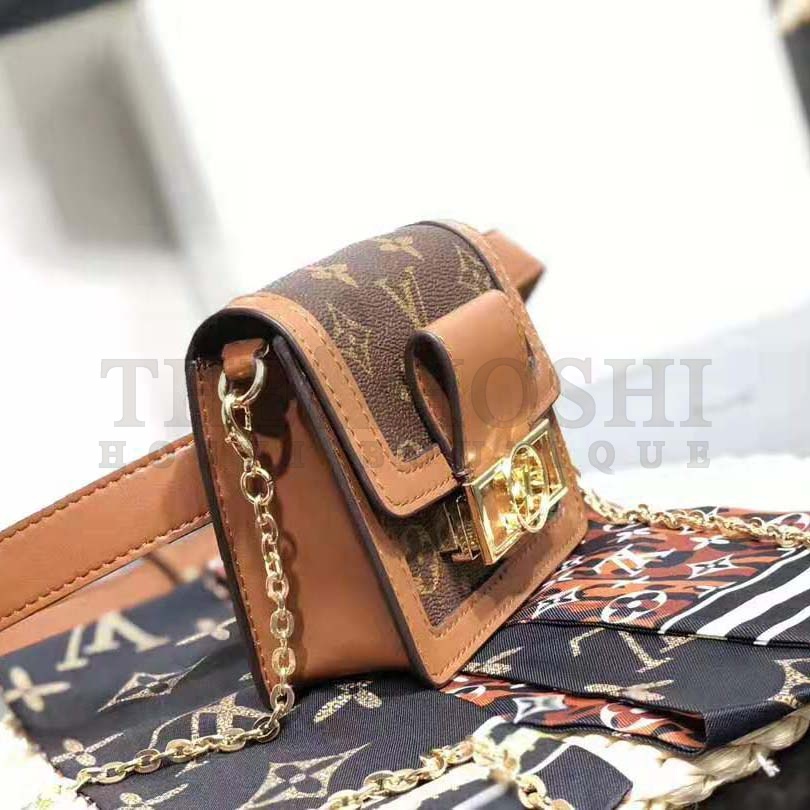 L0vis Vvtt0n LV Women Bumbag Dauphine BB Bag-Brown Master Quality
