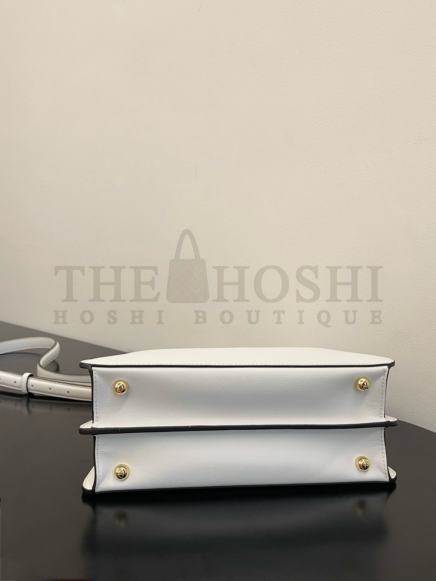 F**di Peekaboo ISeeU Small Bag In White Calfskin Master Quality