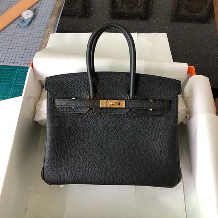 H**me5 Women Birkin 30 Bag in Epsom Leather with Gold Hardware-Black Master Quality