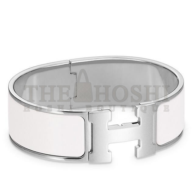 H**me5 White Enamel Clic Clac H PM Bracelet Master Quality