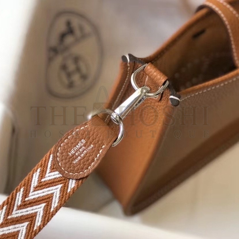 H**me5 Evelyne III TPM Bag In Gold Clemence Leather Master Quality