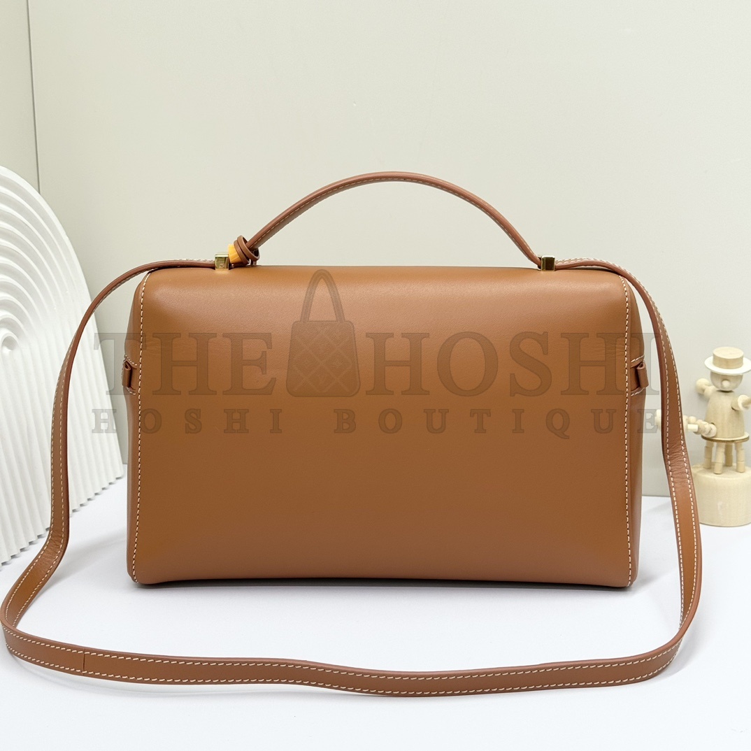 L0r0 P1ana Extra Bag L27 in Leather with Gold Hardware Size 27x16x10cm Master Quality